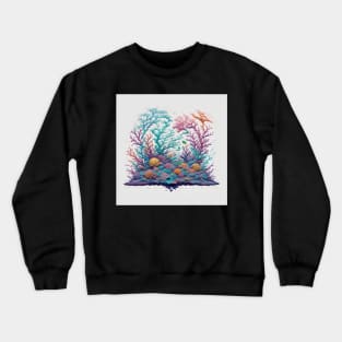 Underwater world coral reefs Crewneck Sweatshirt